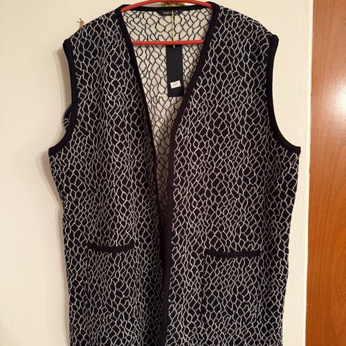 Vest black beige new