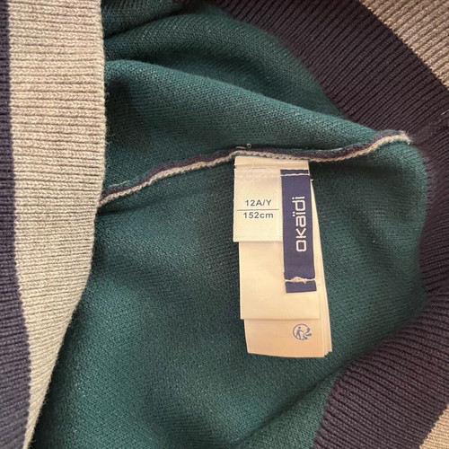 Okaidi boys' gray sweater size 152 cm like new