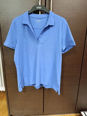 Christian Berg polo shirt men's like new, blue turquoise, XL XXL