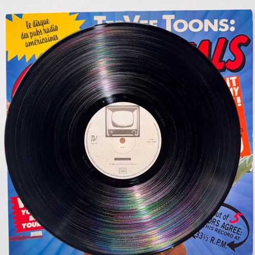 TeeVee Toons The Commercials LP like new, pop genre