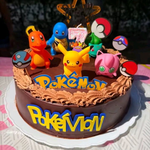 Pokemon figures new, pack of 6 collectible