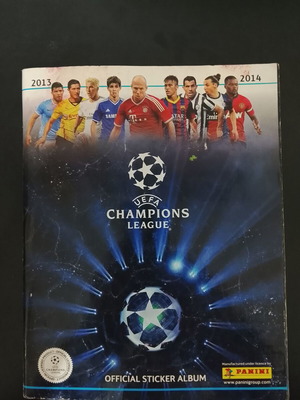 Champions League 2013/14 Panini used, 100% complete sticker album