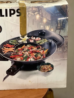 Ηλεκτρικό wok μεταχειρισμένο Philips Bamboo HD 4335