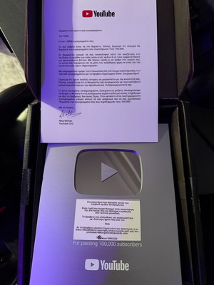 Youtube Silver Play Button new