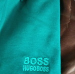 Hugo Boss men's long sleeve shirt, green, size M