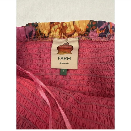 Farm Rio One Shoulder Dress Like New, Multicolor, Size S