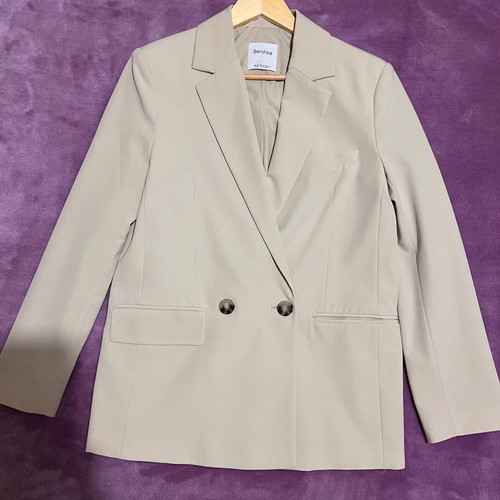 Bershka blazer new, beige, size XS