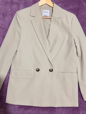 Bershka blazer new, beige, size XS