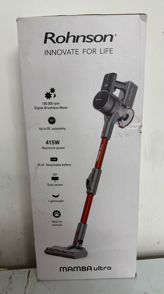 Πωλείται η Rohnson Mamba Ultra M16 Σκούπα Stick Επαναφορτιζόμενη καινούργια στο κουτί της