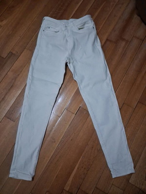 Esmara women's pants used, white, sizes S and M
