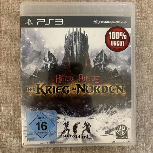 The Lord of the Rings War in the North PlayStation 3 game used