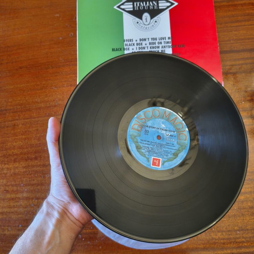 Vinyl record set like new, classic pop, 90s house & Italo house