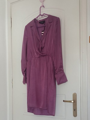 Lynne mini dress wrap used, size 42, purple