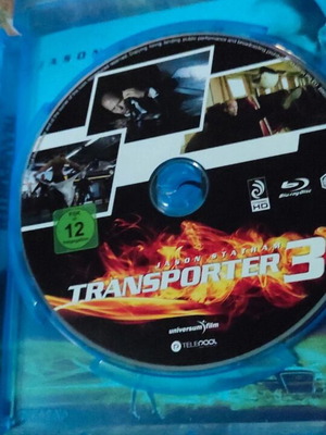 Transporter 3 Blu-Ray σαν καινούργιο, αγγλική και γερμανική φωνή