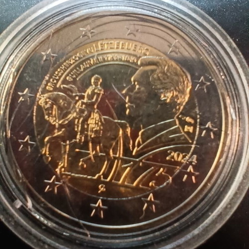 Luxembourg 2 Euro Guillaume 2024 coin uncirculated in capsule