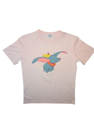 Loewe Disney Dumbo T-shirt pink, size S, like new