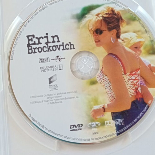 Erin Brockovich DVD used, adventure social drama with subtitles