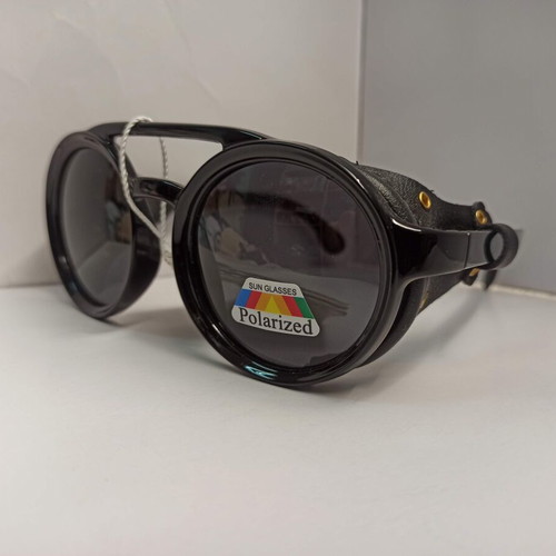 Men's sunglasses new polarized retro steampunk style
