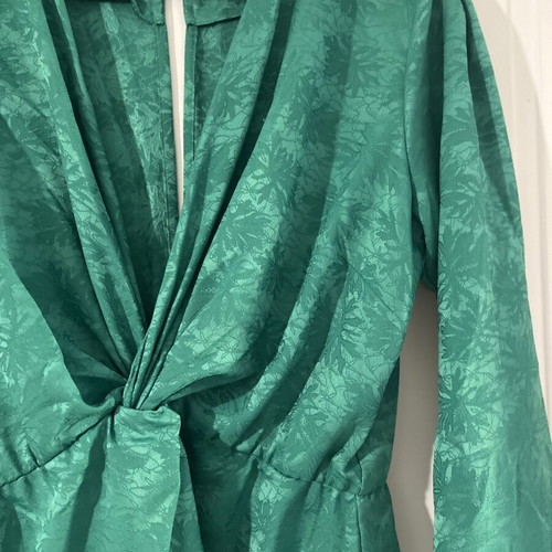 Lynne satin dress green size M (38)