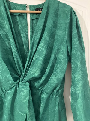 Lynne satin dress green size M (38)