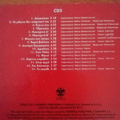 Nikos Papazoglou CD like new, Oi Istorikes Epityhies entechno