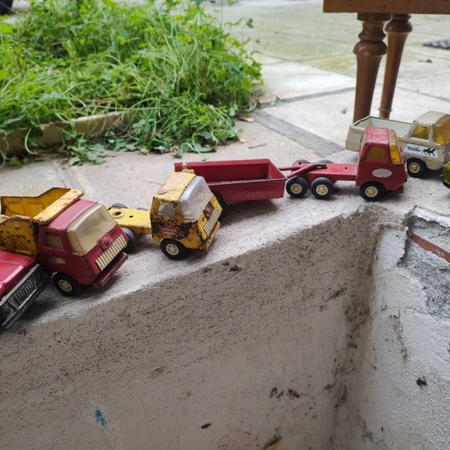 Antique cars used, set of 15 metal models