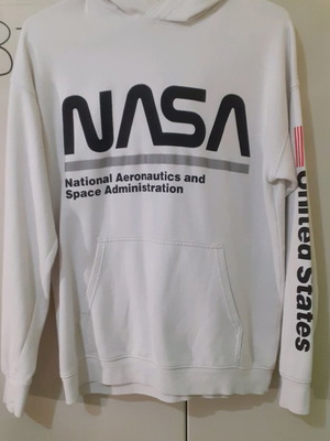 Φούτερ NASA μεταχειρισμένο από HnM, άσπρο, μέγεθος 152 cm