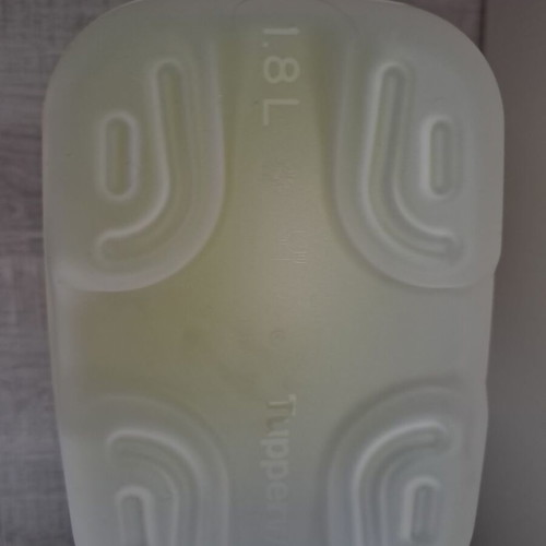 Tupperware smart cooling containers set 0.8L and 1.8L lime color new