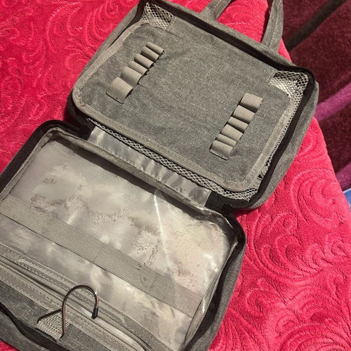 Gray handheld bag like new