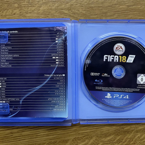 FIFA 18 PS4 game