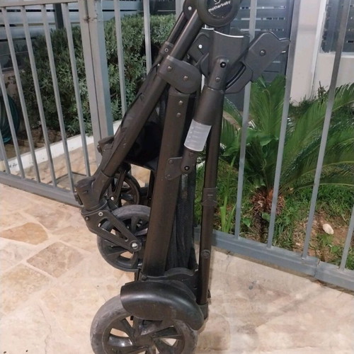 Motherbaby twin stroller 3 in 1 like new