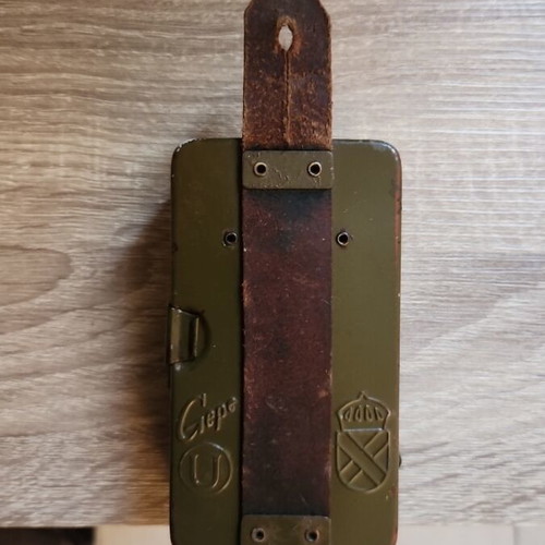Military flashlight used, old