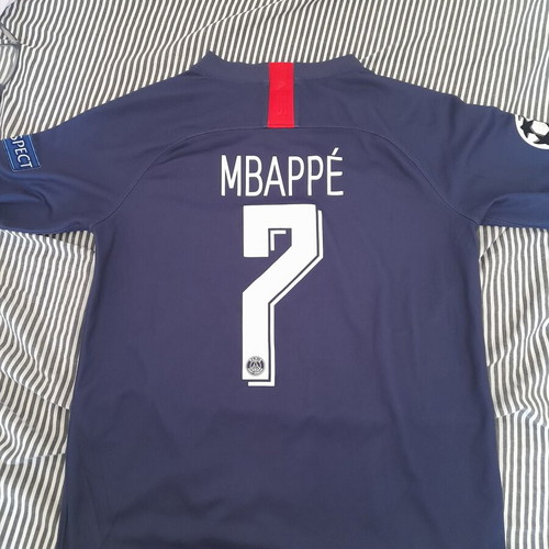 Nike Paris Saint-Germain Mbappe XL jersey used, authentic