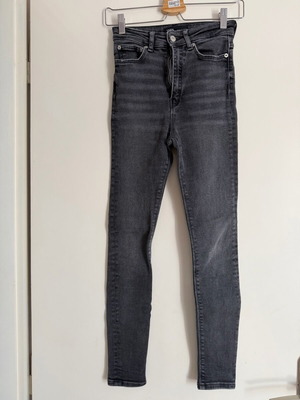 ZARA high-waisted grey skinny jeans XS like new