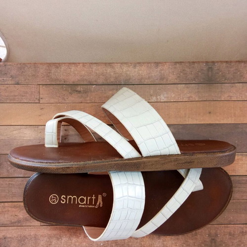 Smart sandals used, white, size 37