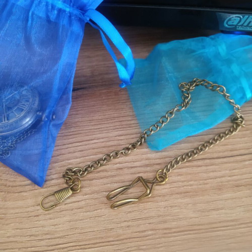 Pocket watch new, mechanical with chain
