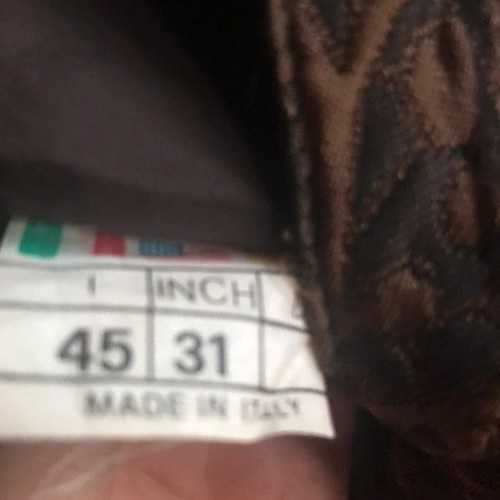 Rocco Barocco women's pants like new, brown embossed fabric
