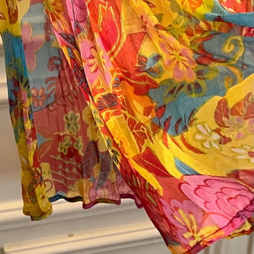 Kaftan Alexi Andriotti size large used, multicolor