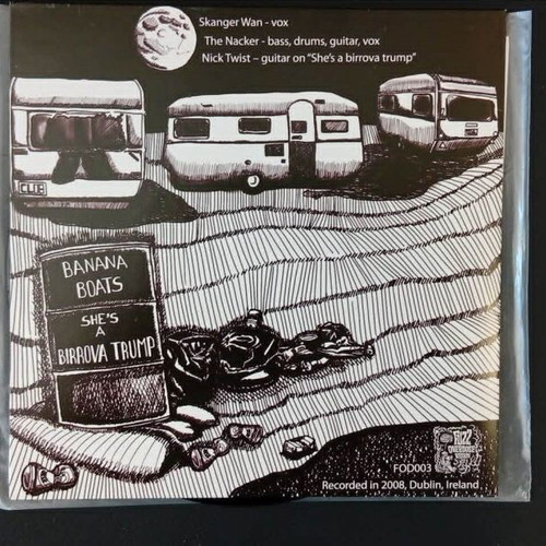 Nackers 7'' Banana Boats Psychobilly Punk vinyl like new