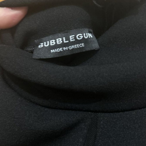 BubbleGun black one-piece jumpsuit like new, one size