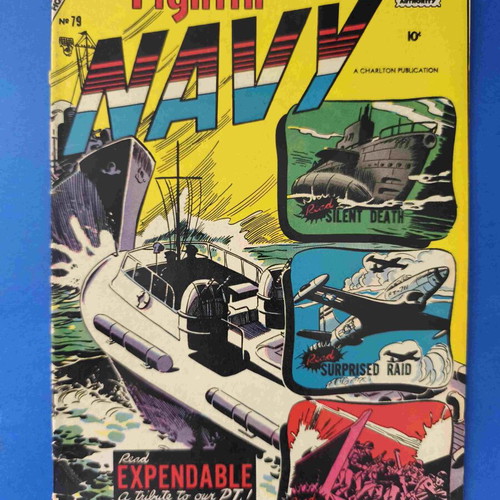 Fightin' Navy 79 comic book used, English