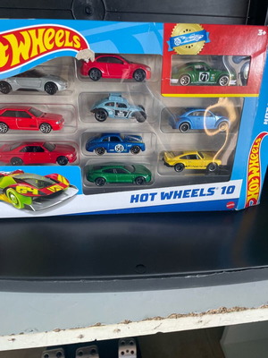 Hot Wheels 10-pack like new, German models