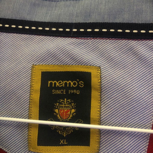 Memo’s polo shirt used, size XL, red