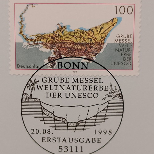 Germany 1998 First Day Cover Stamp Set, Bonn postmark