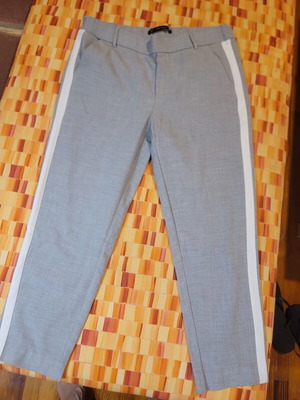 Zara pants used, gray, elastic waist, size S