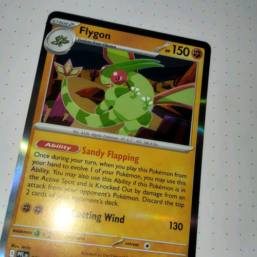 Flygon Pokemon card like new