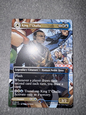 Magic The Gathering King T'Challa Black Panther Hope Enduring Mythic card new