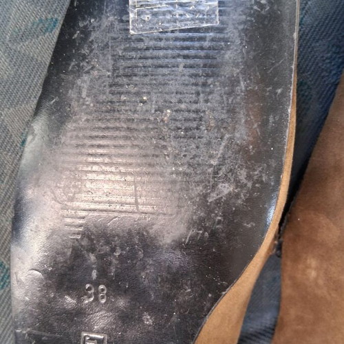 Wall Street shoes used, brown, size 38, lightly worn