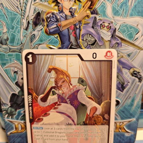One Piece Saint Shalria OP13-086 3rd Anniversary card like new
