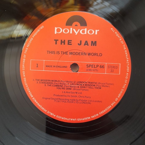 The Jam This Is The Modern World vinyl record used, pop